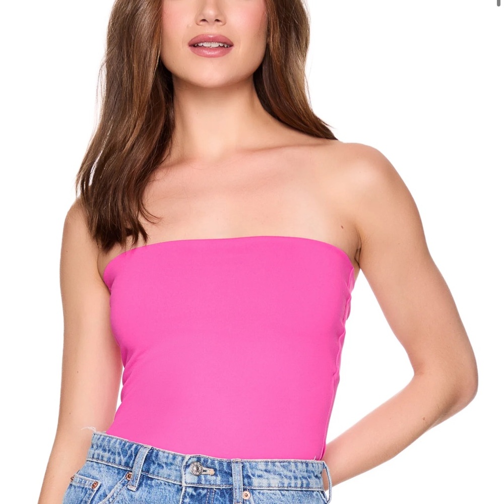 Susana Monaco essential tube top in Pink Glo